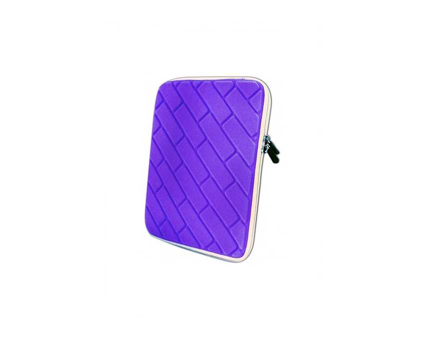 Funda APPROX para Tablet hasta 7" Efecto Ladrillo Purpura