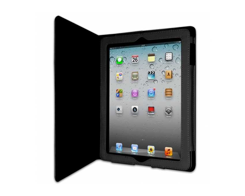 Funda Ligera APPROX para IPAD2 / IPAD cierre magnetico Negro