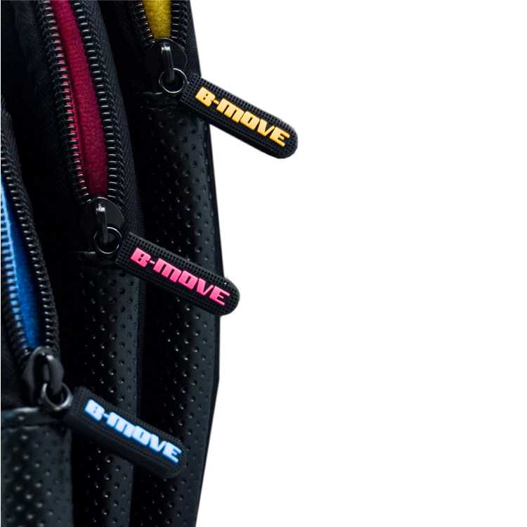 Funda Portátil 10-12" B-MOVE Neopreno Negro/Azul imagen 2