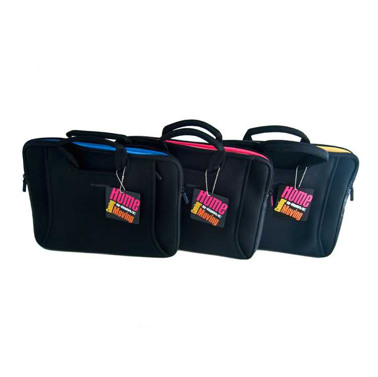 Funda Portátil 10-12" B-MOVE Neopreno Negro/Naranja