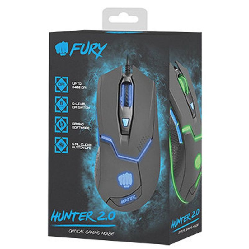 Fury Hunter 2.0 Ratón Gaming RGB 6400Dpi imagen 4