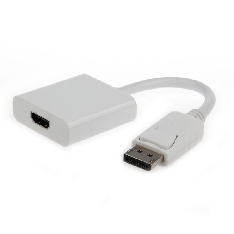 Gembird A-DPM-HDMIF-002-W Adaptador DisplayPort Macho a HDMI Hembra Blanco