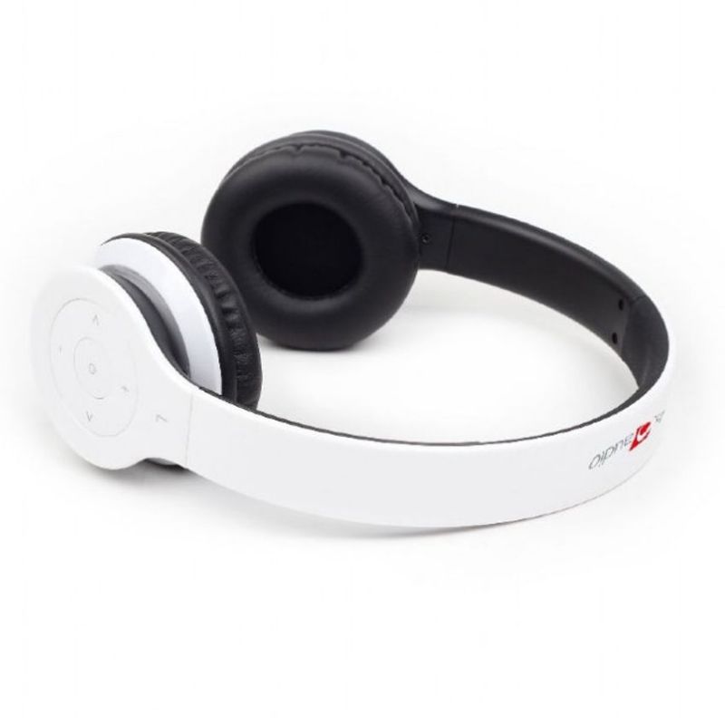 Gembird BHP-BER-W Auriculares con Micrófono Bluetooth Blanco imagen 3