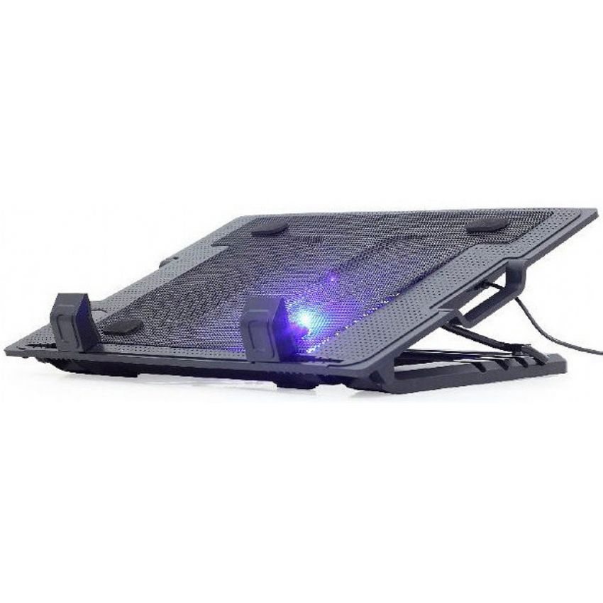 Gembird Base Refrigeradora de Portátil 17" Ajustable Led Purpura
