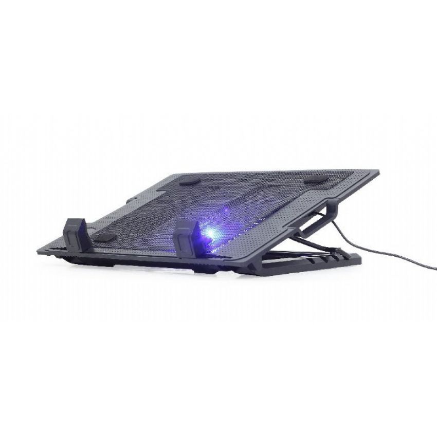 Gembird Base Refrigeradora de Portátil 17" Ajustable Led Purpura imagen 2