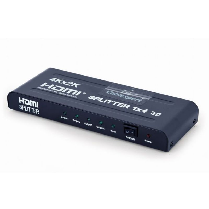 Gembird DSP-4PH4-02 Splitter HDMI 4 Monitores