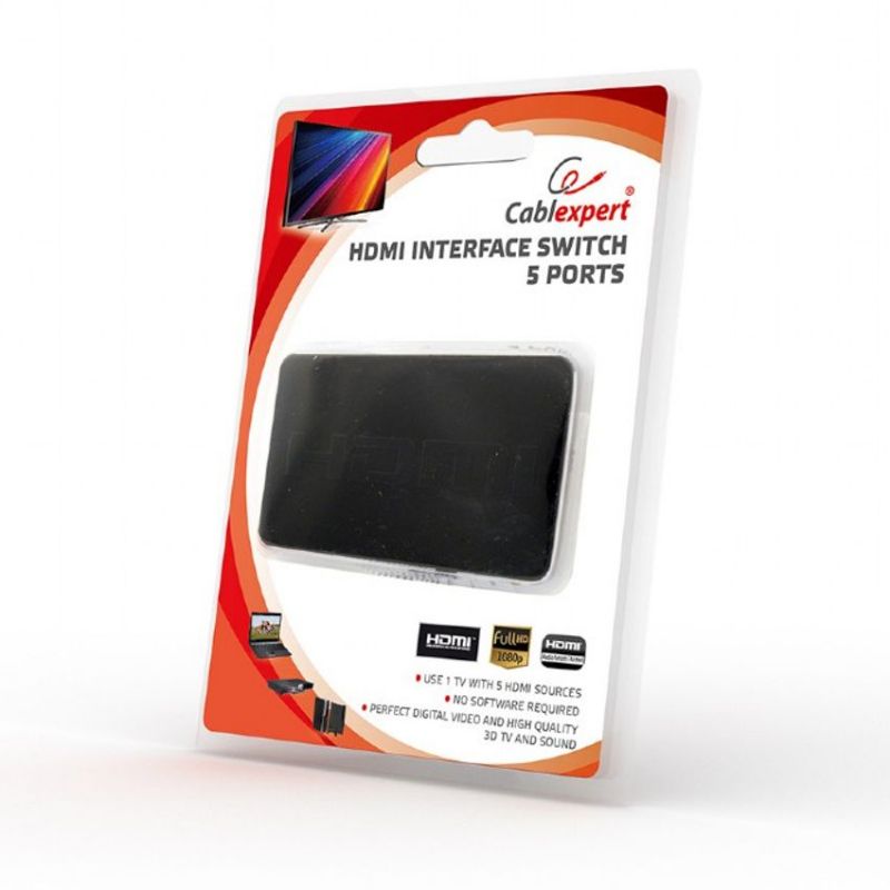 Gembird DSW-HDMI-34 Switch HDMI 3 Puertos imagen 5