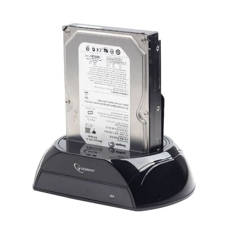 Gembird Docking Station USB 3.0 Negra HD32-U3S-2 imagen 4