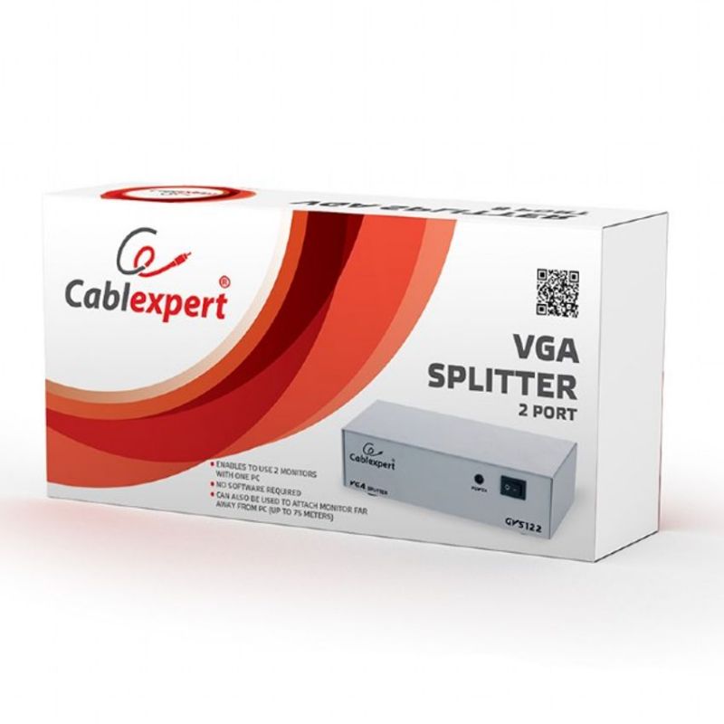 Gembird GVS122 Splitter VGA 2 Monitores imagen 3