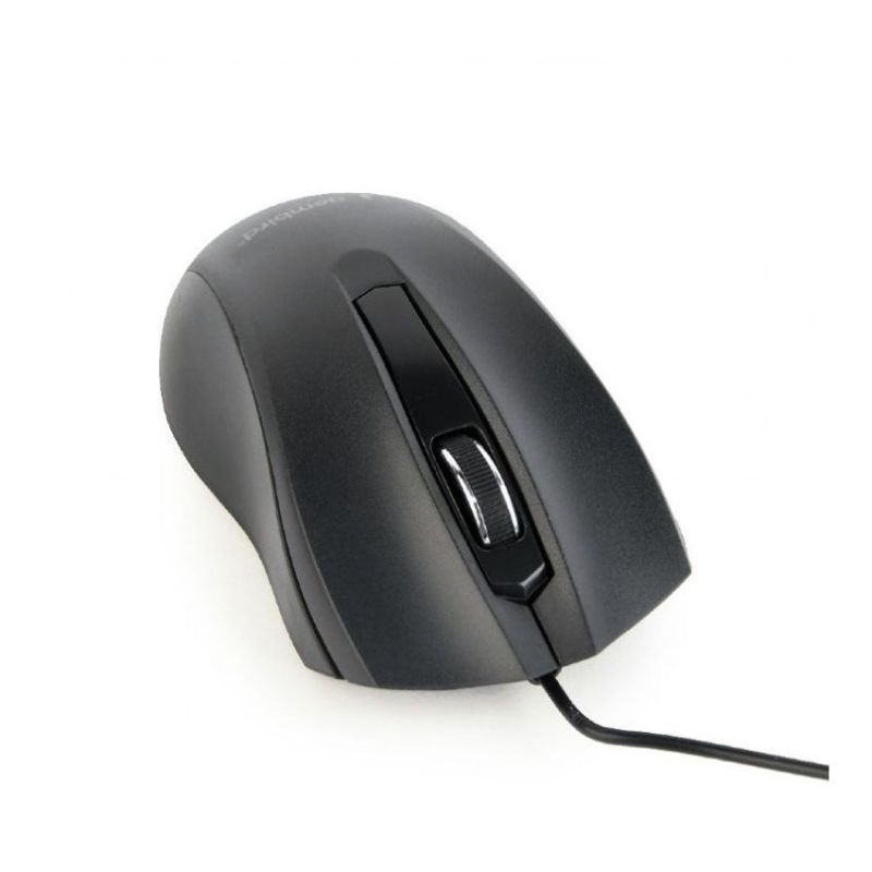 Gembird MUS-3B-01 Ratón USB Negro 3 Botones imagen 2