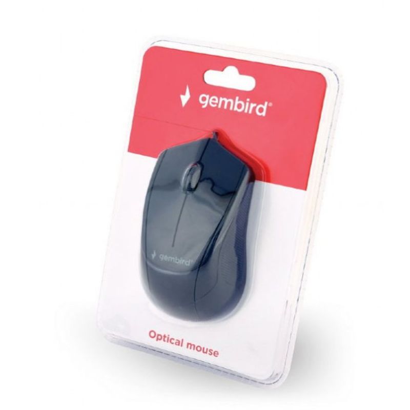 Gembird MUS-3B-02 Ratón USB Negro 3 Botones imagen 4