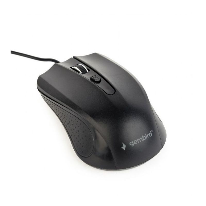 Gembird MUS-4B-01 Ratón USB Negro 4 Btones imagen 3