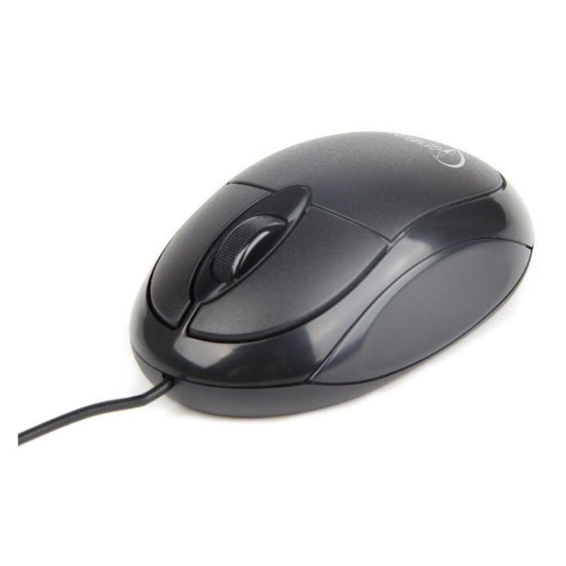 Gembird MUS-U-01 Ratón USB Negro 3 Botones imagen 3