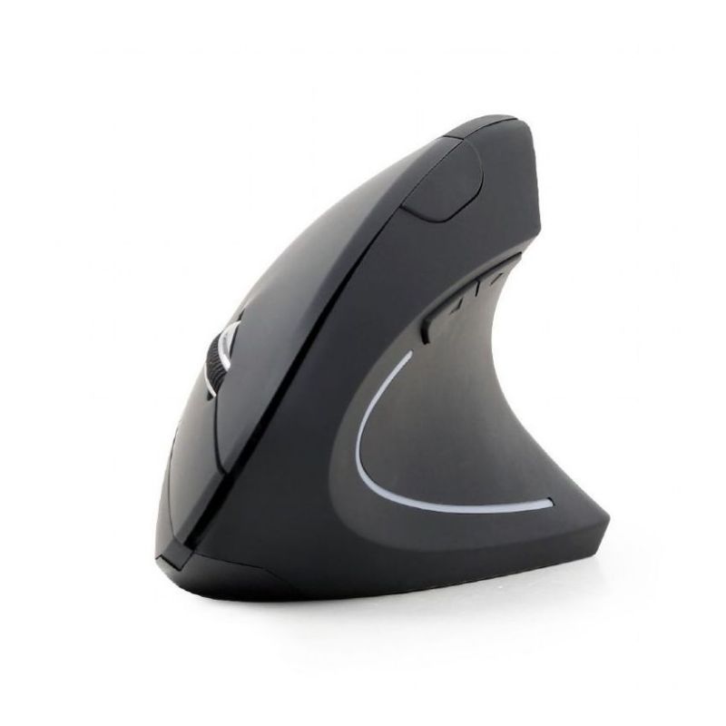 Gembird MUSW-ERGO-01 Ratón Inalámbrico Ergonómico Negro