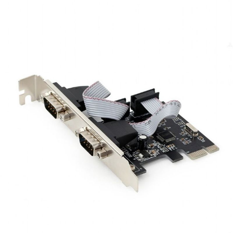 Gembird PCI-Express 2 Puertos Serie Low Profile