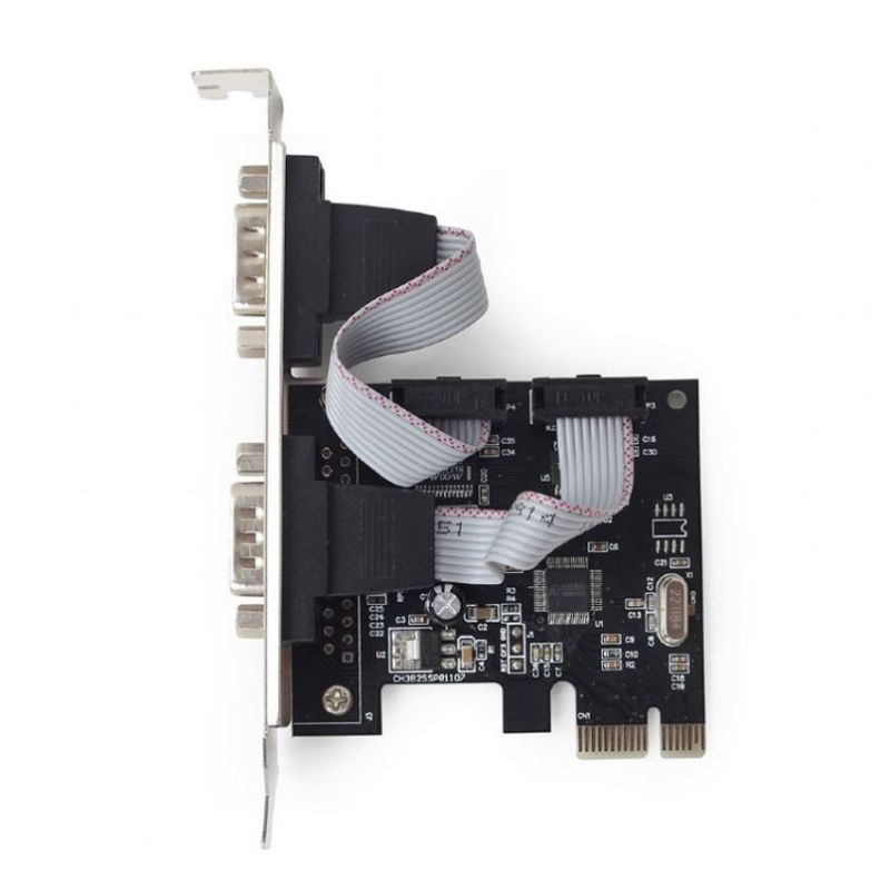 Gembird PCI-Express 2 Puertos Serie Low Profile imagen 2