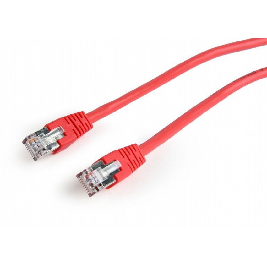 Gembird PP6-2M/R Cable de Red FTP Cat 6 2 Metros Rojo