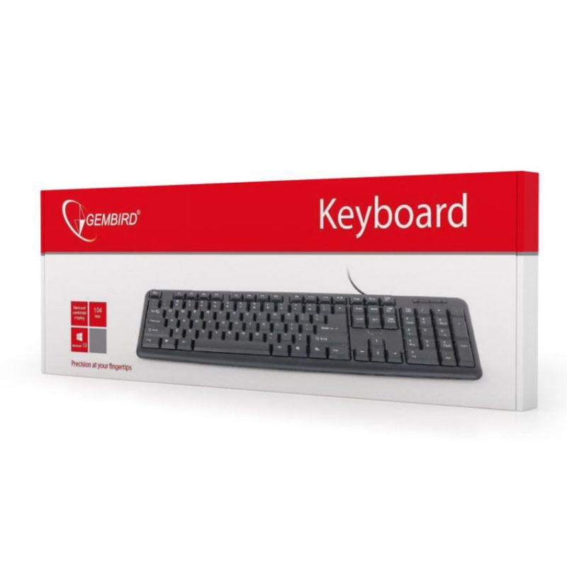 Gembird Teclado USB Negro imagen 4