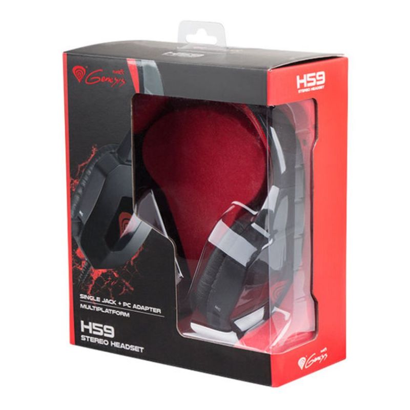 Geneis Argon 400 Auriculares Gaming Rojos imagen 3