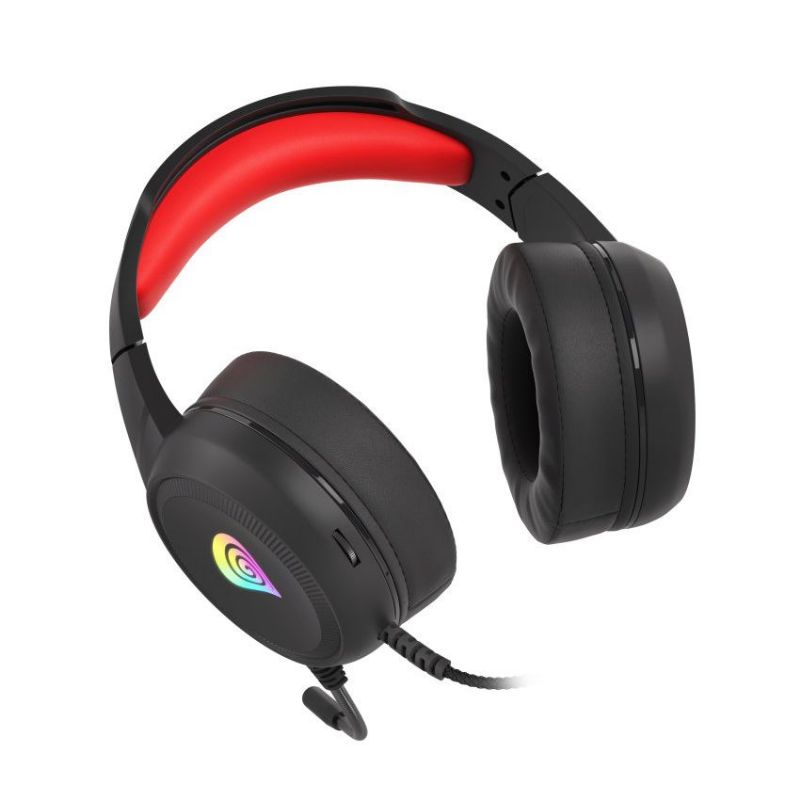 Genesis Neon 200 Auriculares con Micrófono Gaming Rojo RGB imagen 2