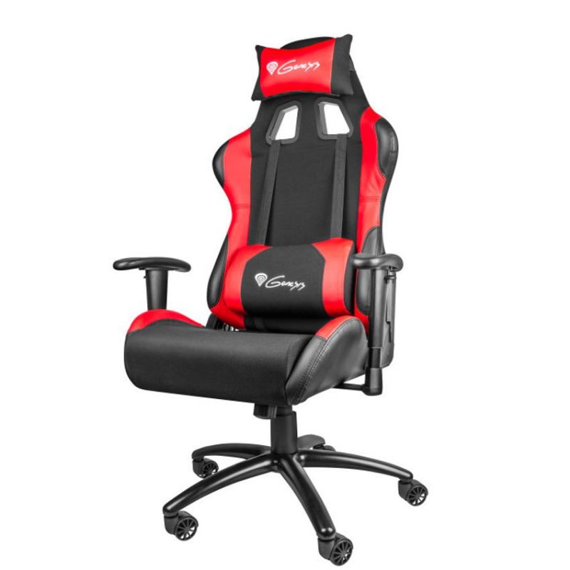 Genesis Nitro 550 Silla Gaming Negra y Roja imagen 2