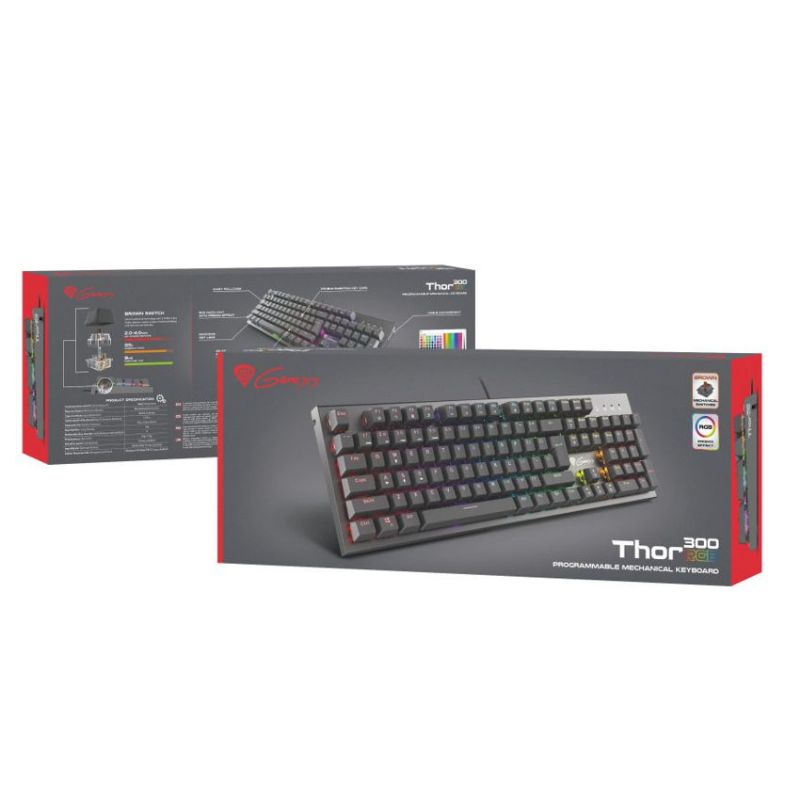 Genesis Thor 300 Brown Switch Teclado Gaming RGB imagen 5