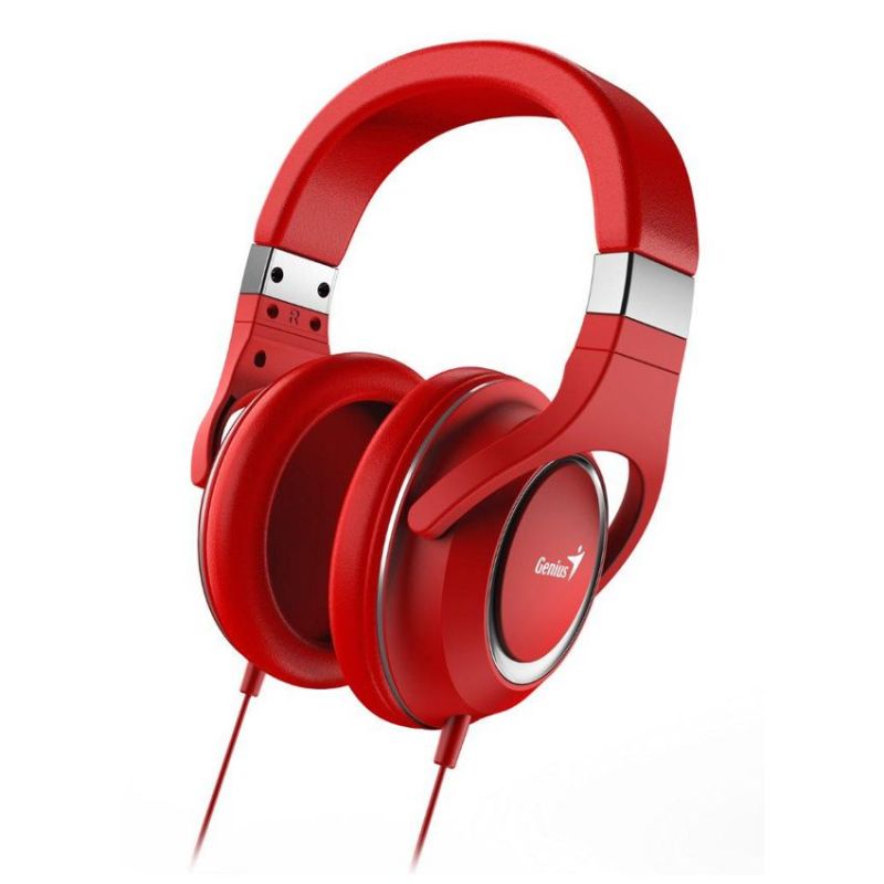 Genius HS-610 Auriculares con Micrófono Rojo