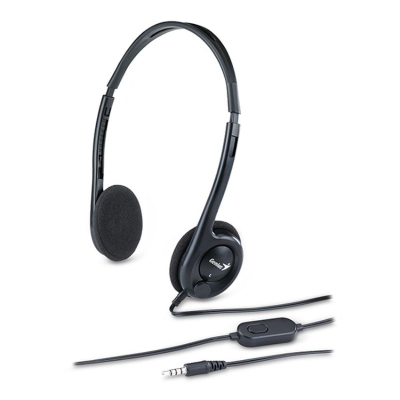 Genius HS-M200C Auriculares con Micrófono Negro