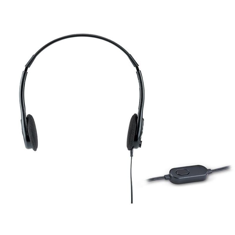 Genius HS-M200C Auriculares con Micrófono Negro imagen 2