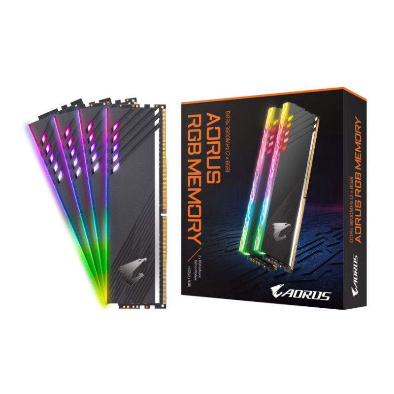 Gigabyte 16 Gb. (2x8Gb) DDR4 3600 RGB + 2 RGB Modulos 