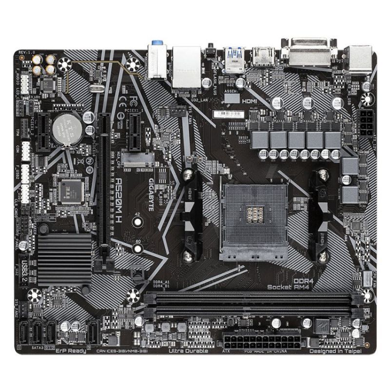Gigabyte A520M H imagen 2