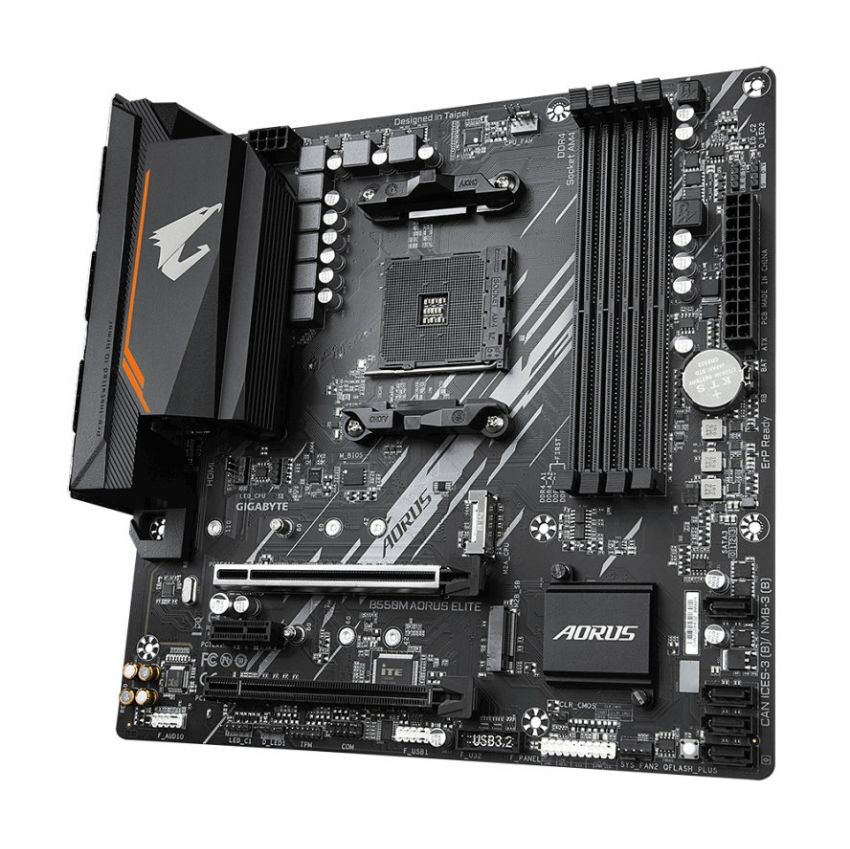 Gigabyte B550M Aorus Elite Paca Base MicroATX AM4 imagen 4