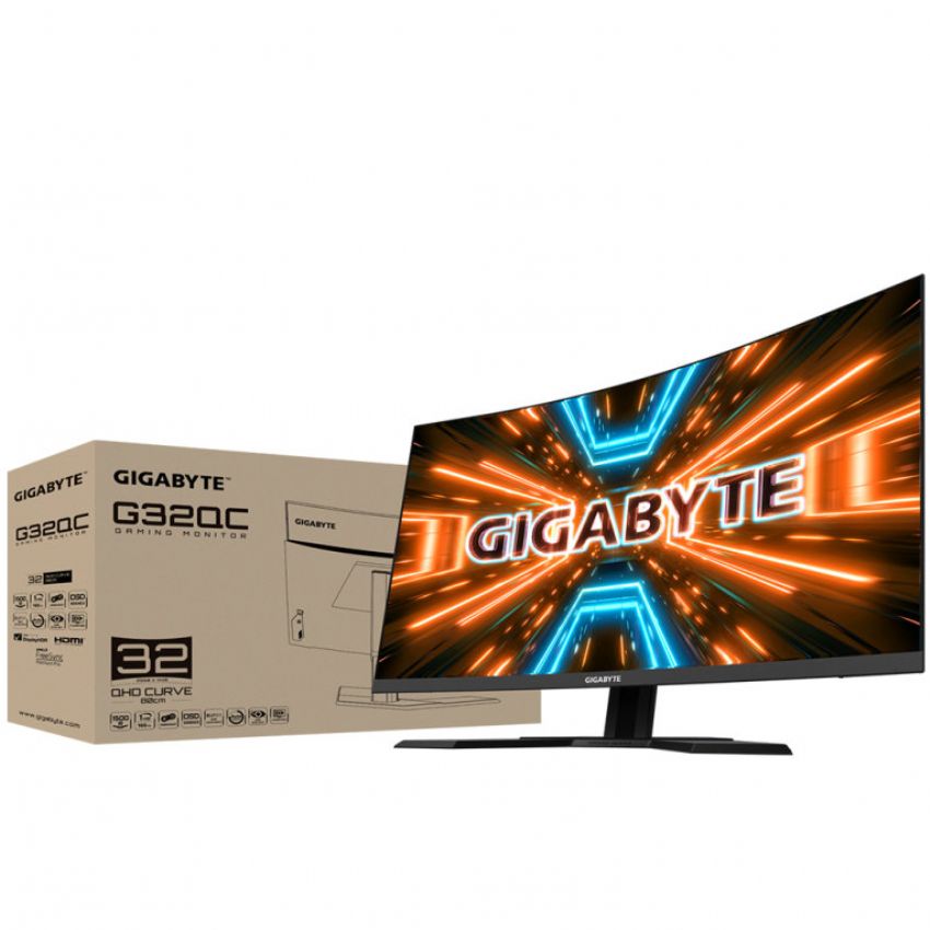 Gigabyte G32QC-A Monitor Gaming VA 32" 2560x1440 HDMI-DP imagen 8