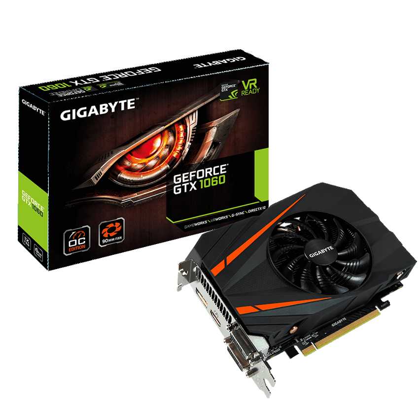 Gigabyte GTX1060 Mini ITX OC 6GB DDR5