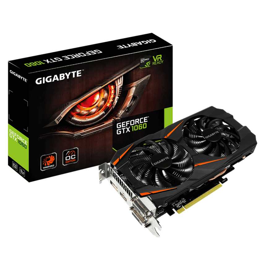 Gigabyte GTX1060 Windforce OC 3GB DDR5