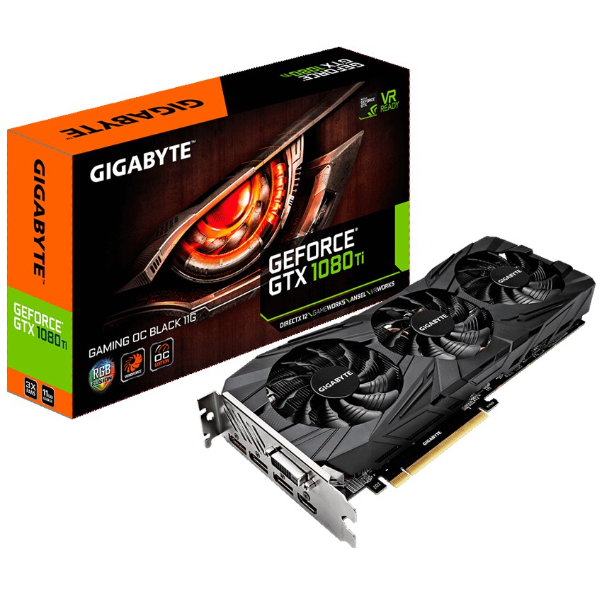 Gigabyte GTX1080Ti 11GB DDR5 Gaming OC Black