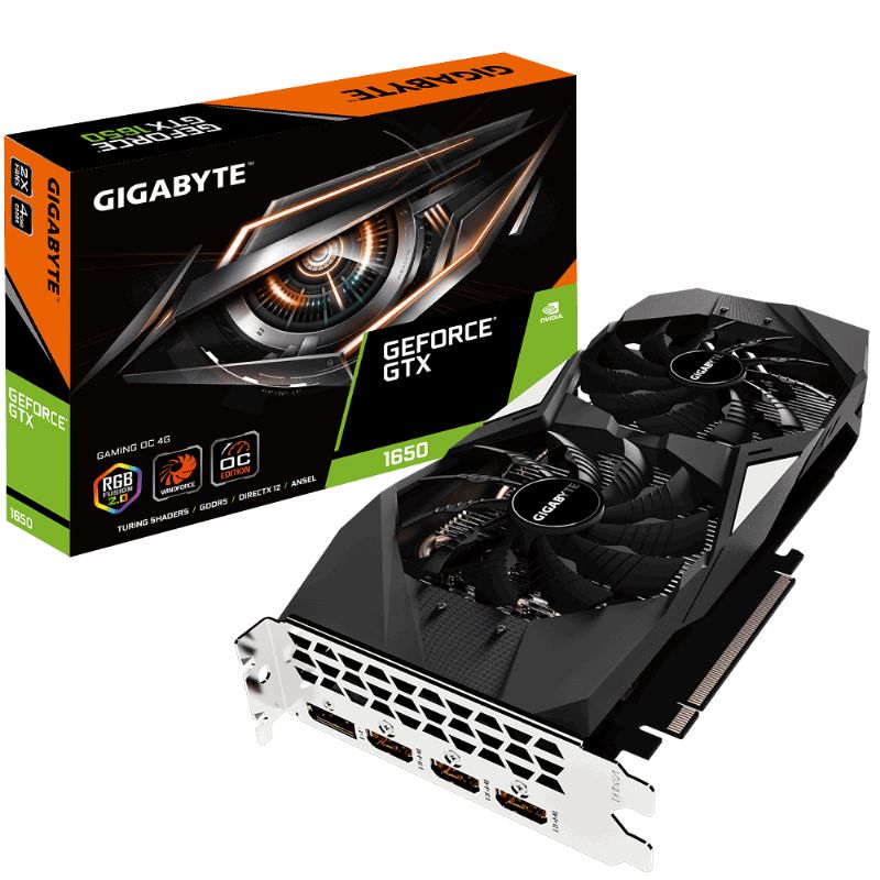 Gigabyte GeForce GTX 1650 OC 4 GB DDR5 2.0 Gaming