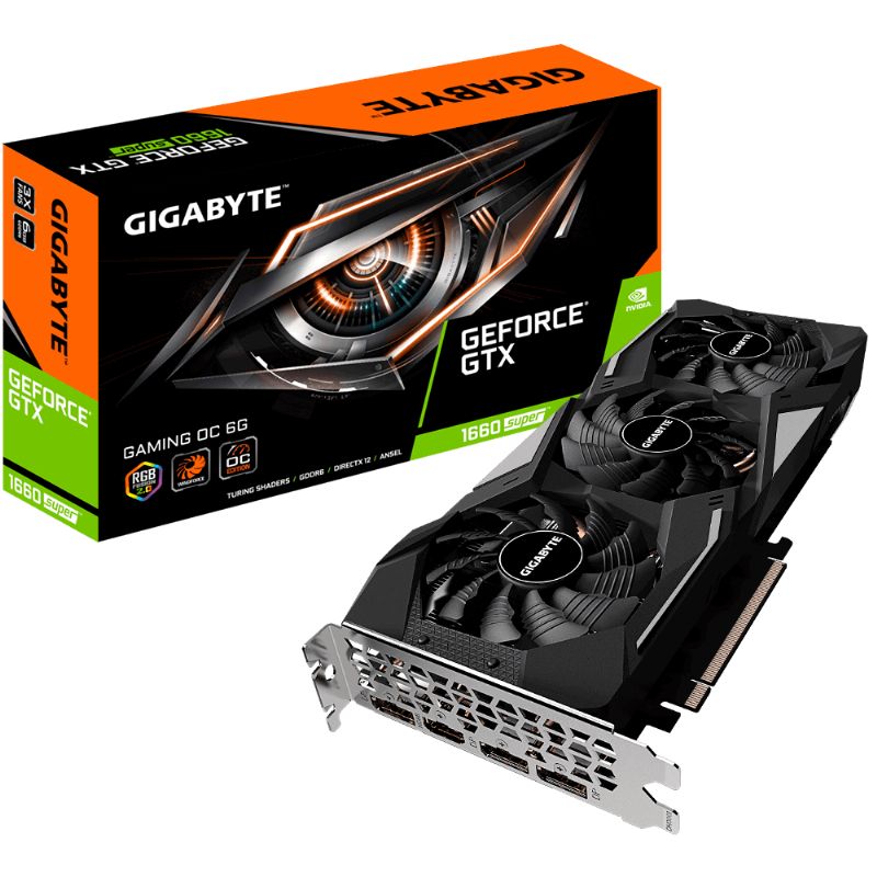 Gigabyte GeForce GTX 1660 Super 6 GB. DDR6 OC