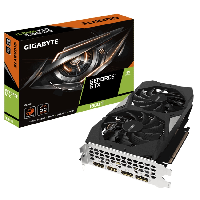 Gigabyte GeForce GTX 1660Ti OC 6 Gb. DDR6