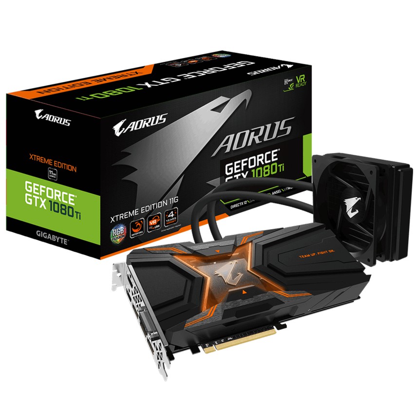Gigabyte GeForce GTX1080Ti Aorus 11GB DDR5 Waterforce Xtreme Edition