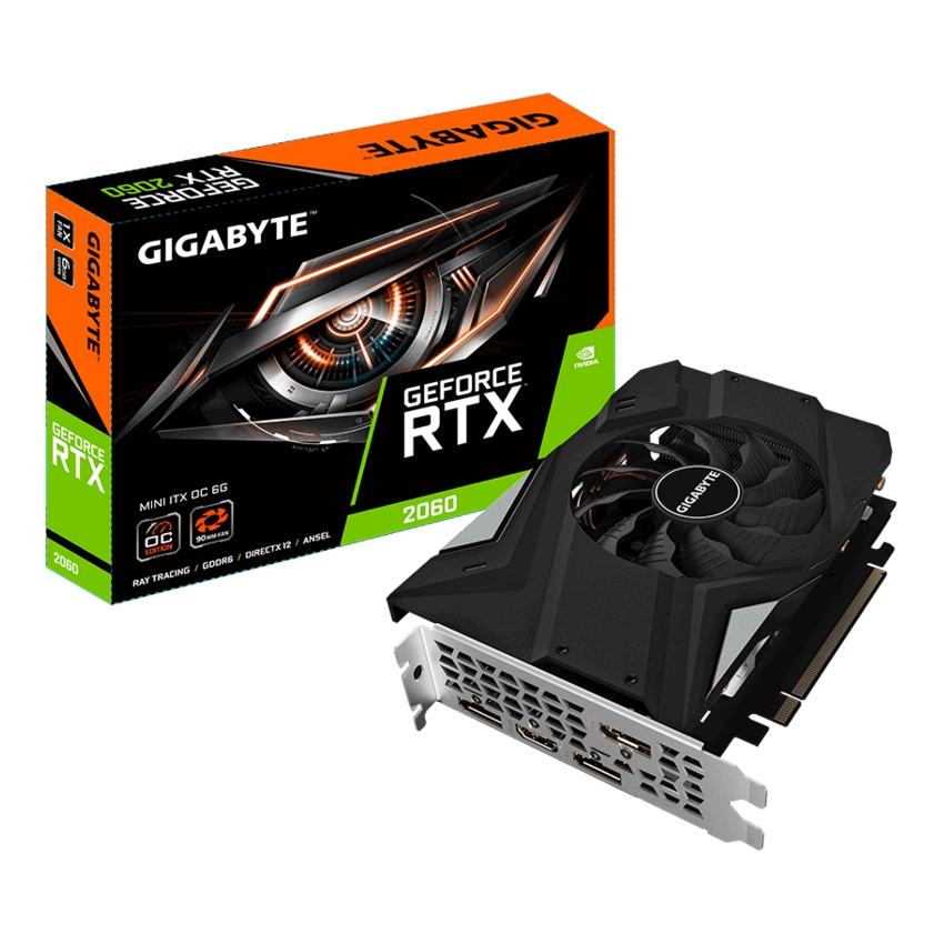 Gigabyte GeForce RTX 2060 Mini ITX 6 Gb. DDR6