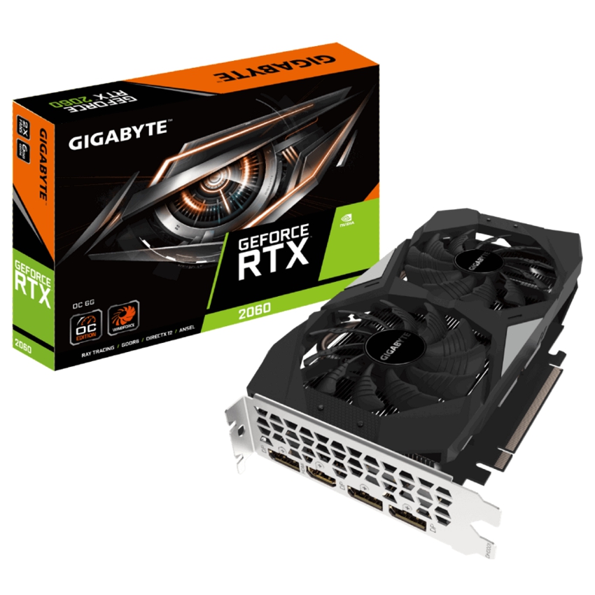 Gigabyte GeForce RTX 2060 OC 6Gb DDR6 Rev2.0