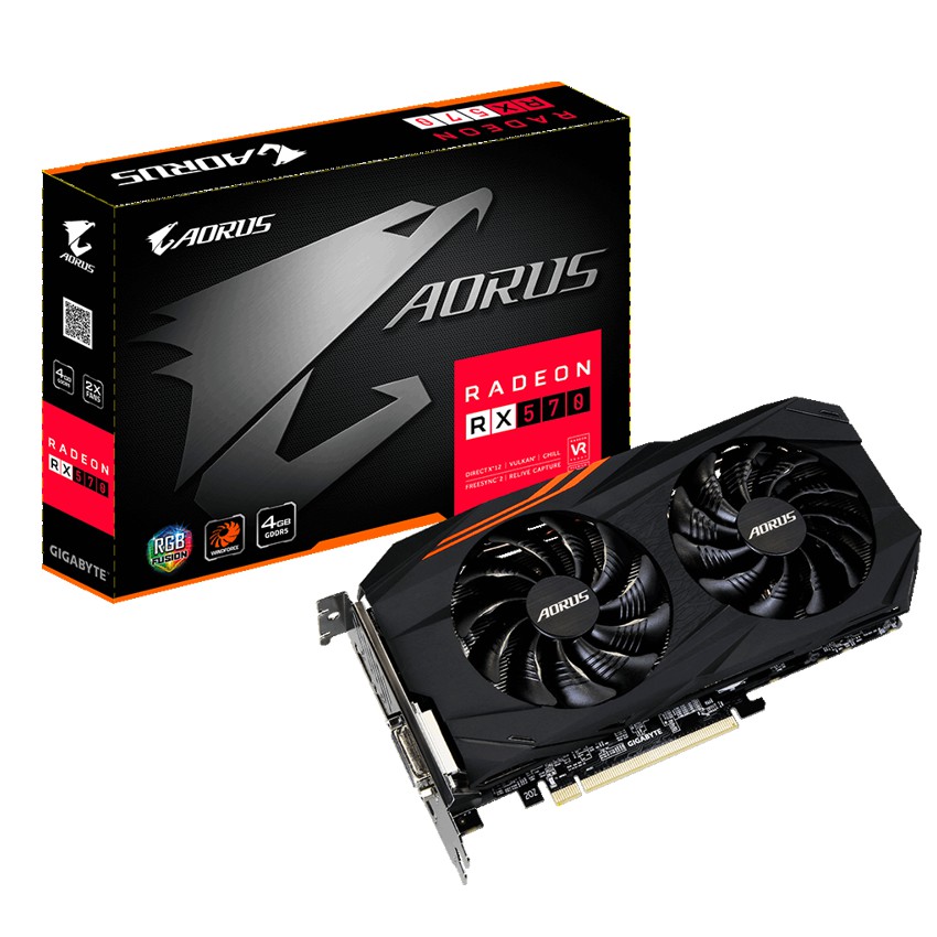 Gigabyte Radeon RX570 AORUS 4GB DDR5