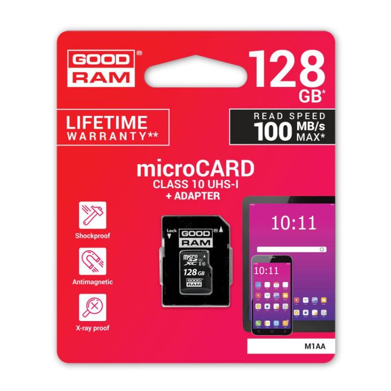 GoodRam Micro SD 128 GB Clase 10 UHS-I con adaptador imagen 5
