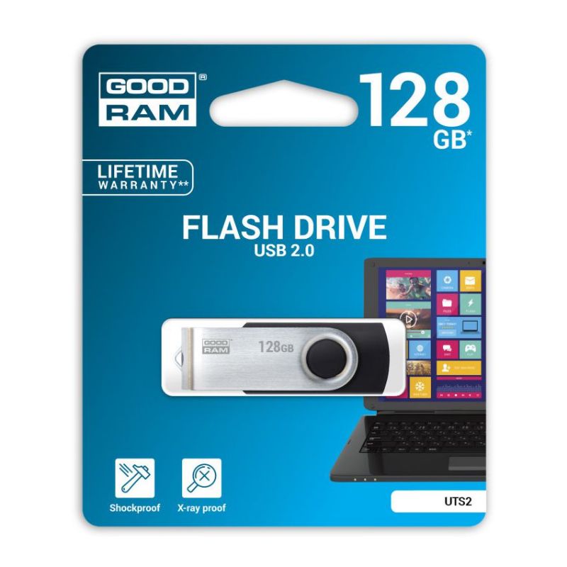 GoodRam Pendrive 128 GB UTS2 USB 2.0 imagen 2