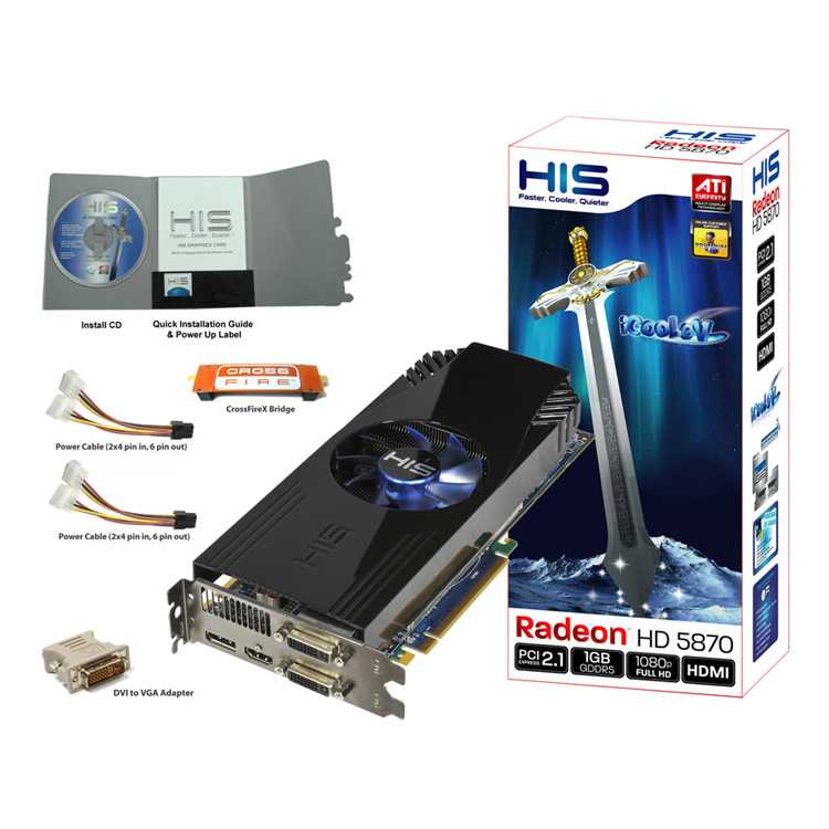 Gráfica HIS HD5870 iCooler V 1GB 256bit GDDR5 PCIE imagen 2