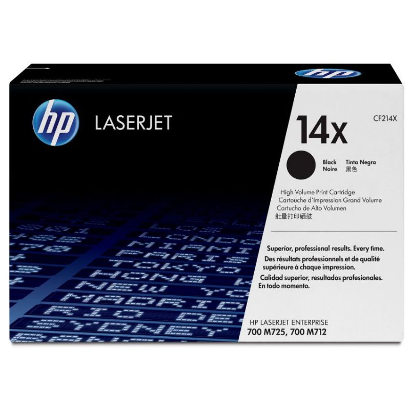 HP 14X Negro Toner Original