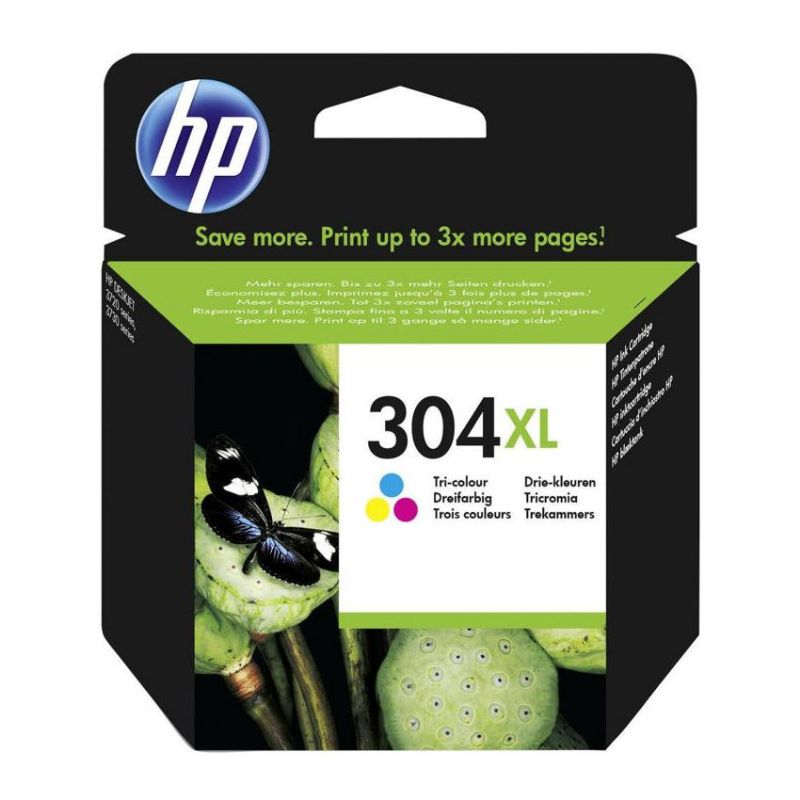 HP 304XL Color Cartucho de Tinta Original Alta Capacidad
