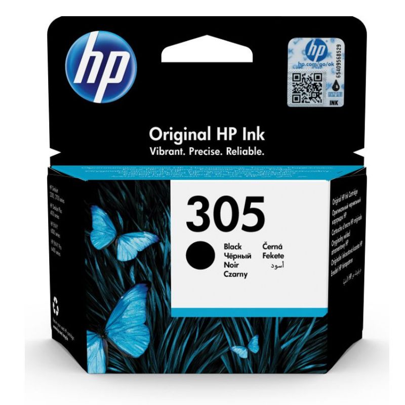 HP 305 Negro Cartucho de Tinta Original