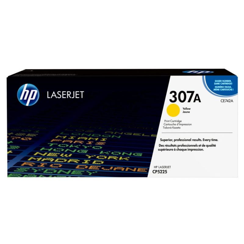 HP 307A Toner Original Amarillo